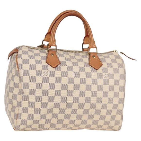 LOUIS VUITTON Damier Azur Speedy 30 Hand Bag - Picture 1 of 16